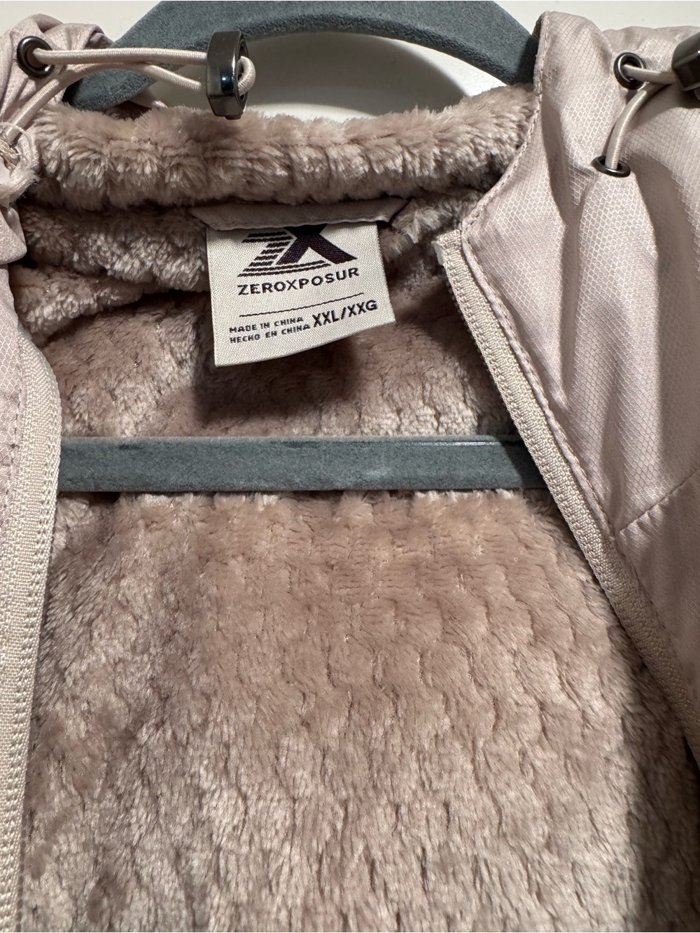 ZeroXposur Women's Light Taupe Faux-Fur Lined Jacket